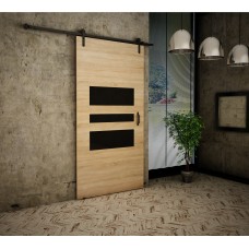 Istabas bīdāmās durvis RETRO I - Loft, Gaišais ozozls